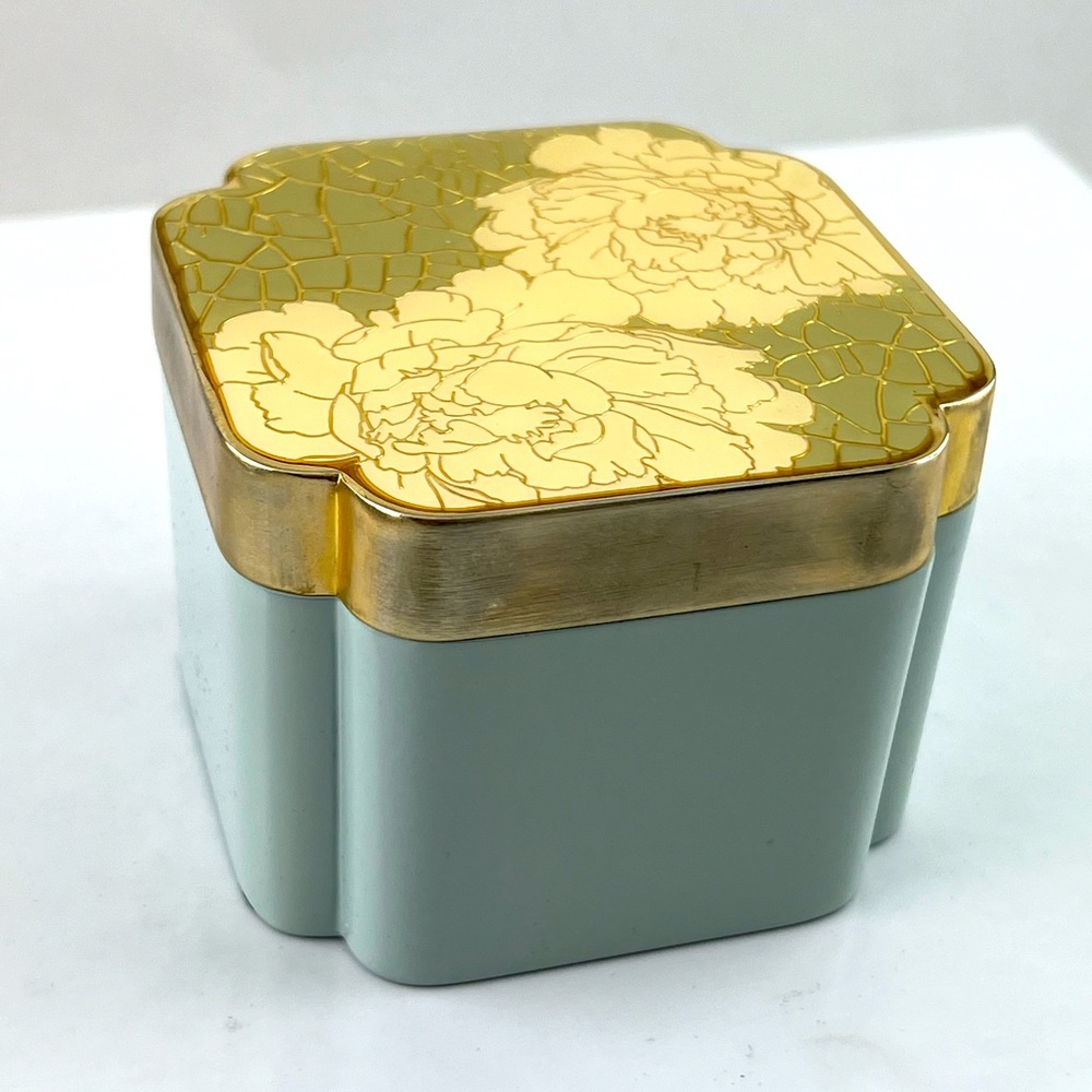 Shanghai Tang Mint and Gold Trinket Box